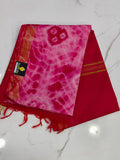 Kolkatha Shibori print with soft cloth saree