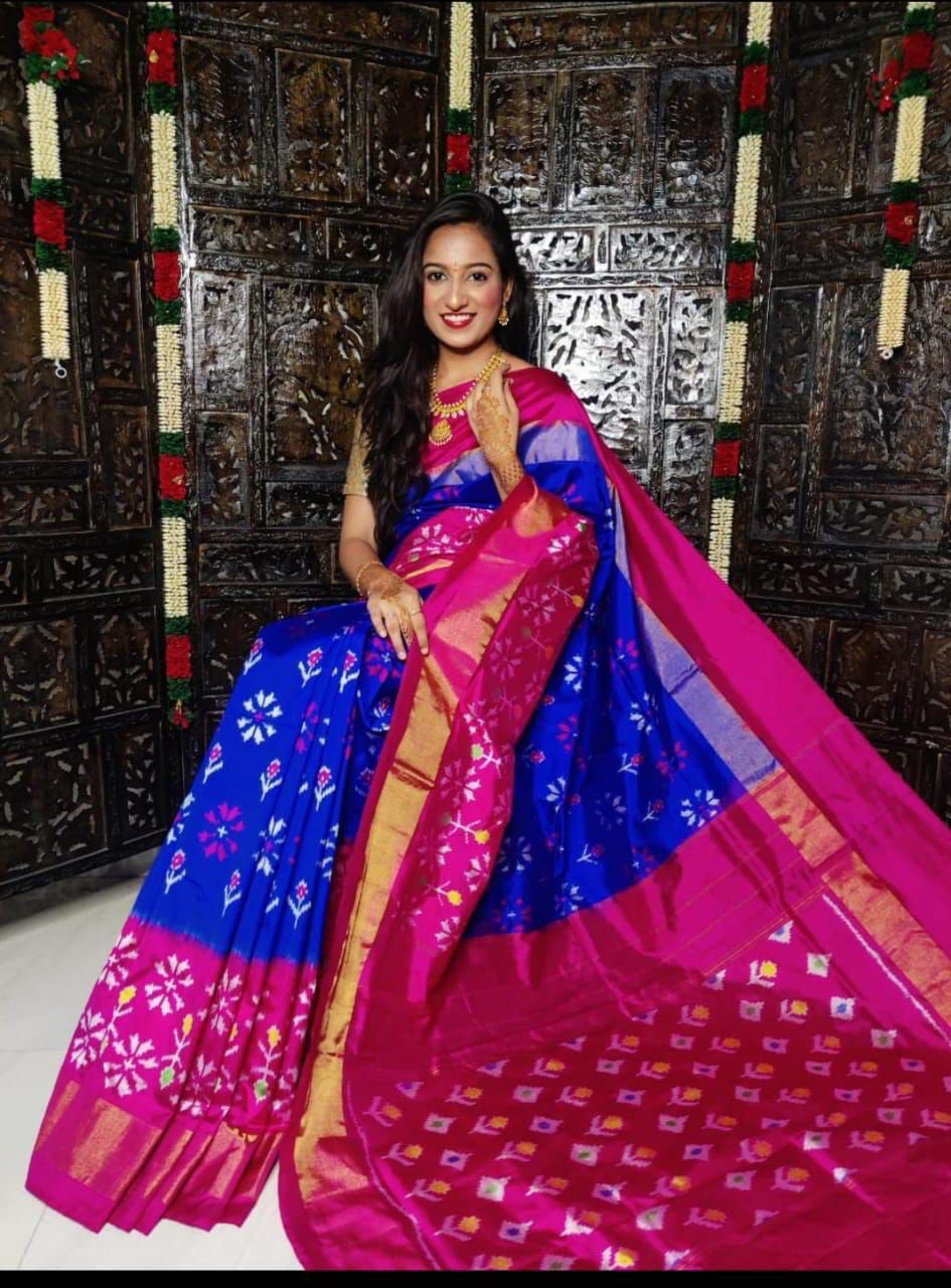 Pochampally pure ikkat patola saree