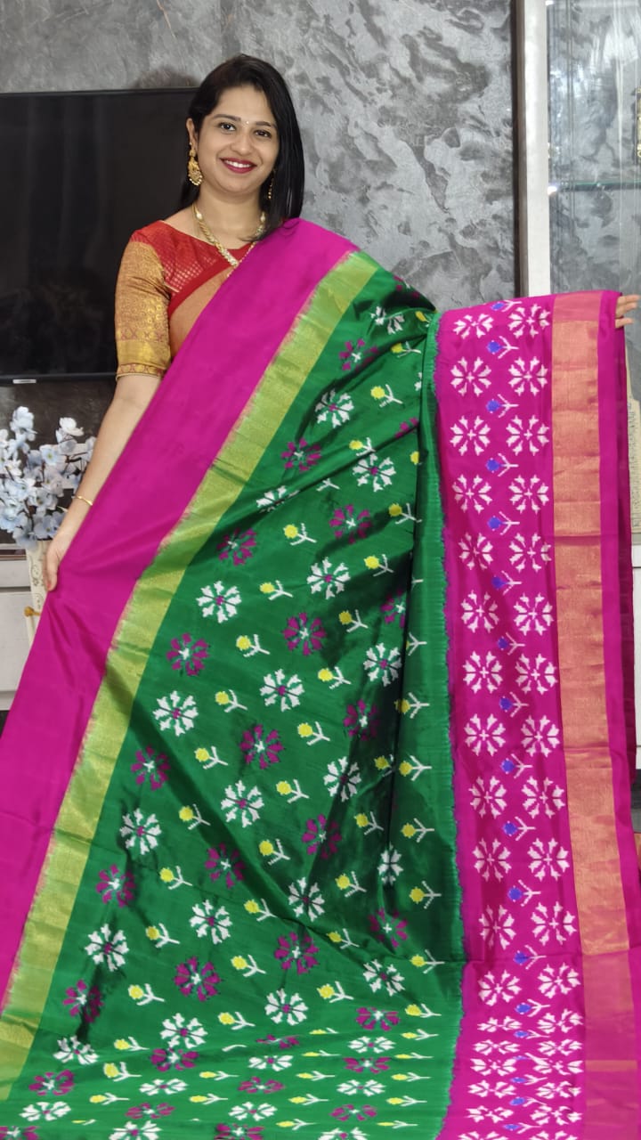Pochampally pure ikkat patola saree