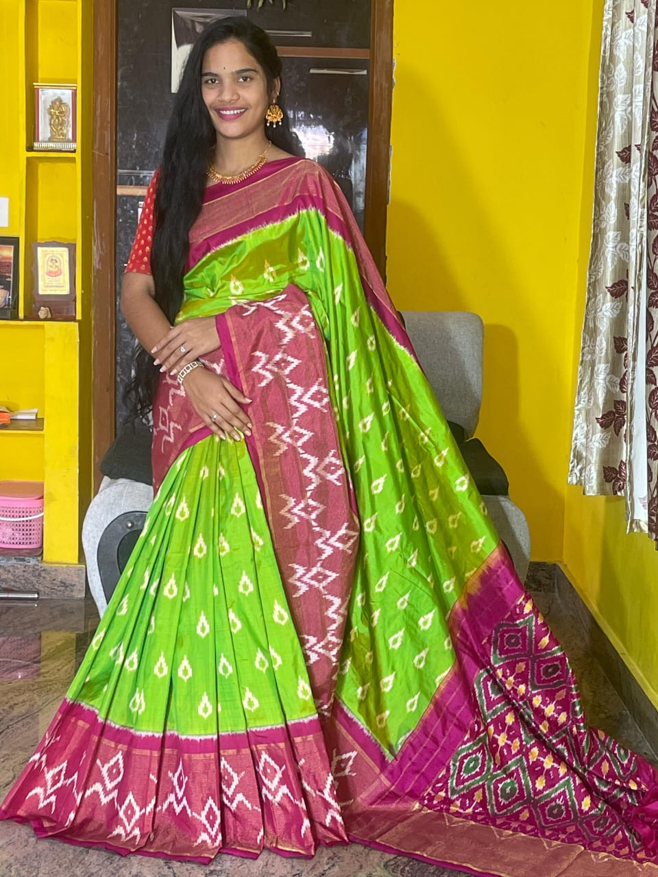 Pochampally pure ikkat patola saree